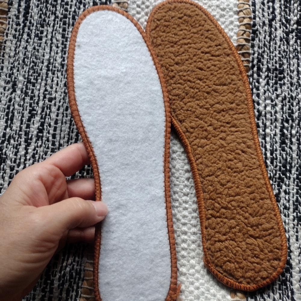 3/ $25 Alpaca wool shoe liner, sole insert